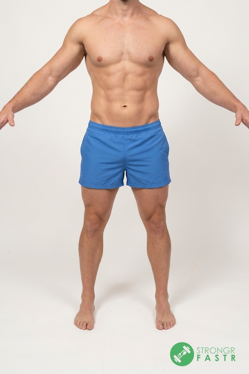A 5'9", 190 lbs male at about 12% body fat