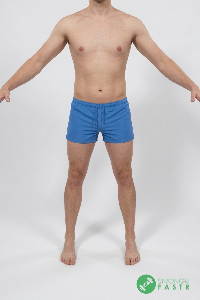 A 5'11", 170 lbs male at about 17% body fat