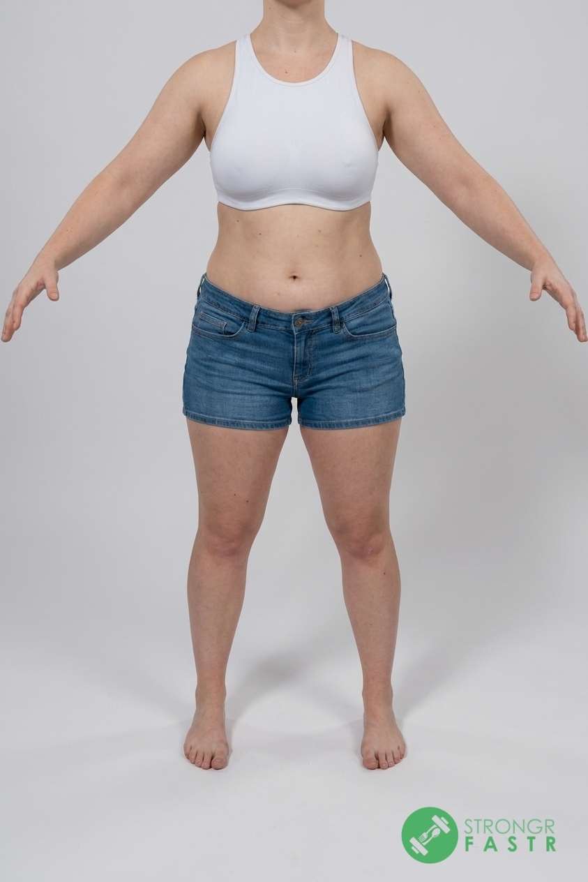 A 5 foot, 120 lbs female at about 32% body fat