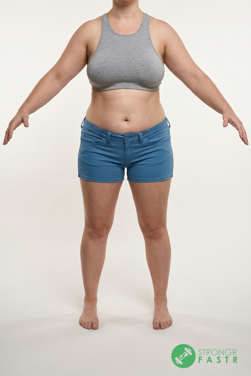 A 5'2", 150 lbs female at about 42% body fat