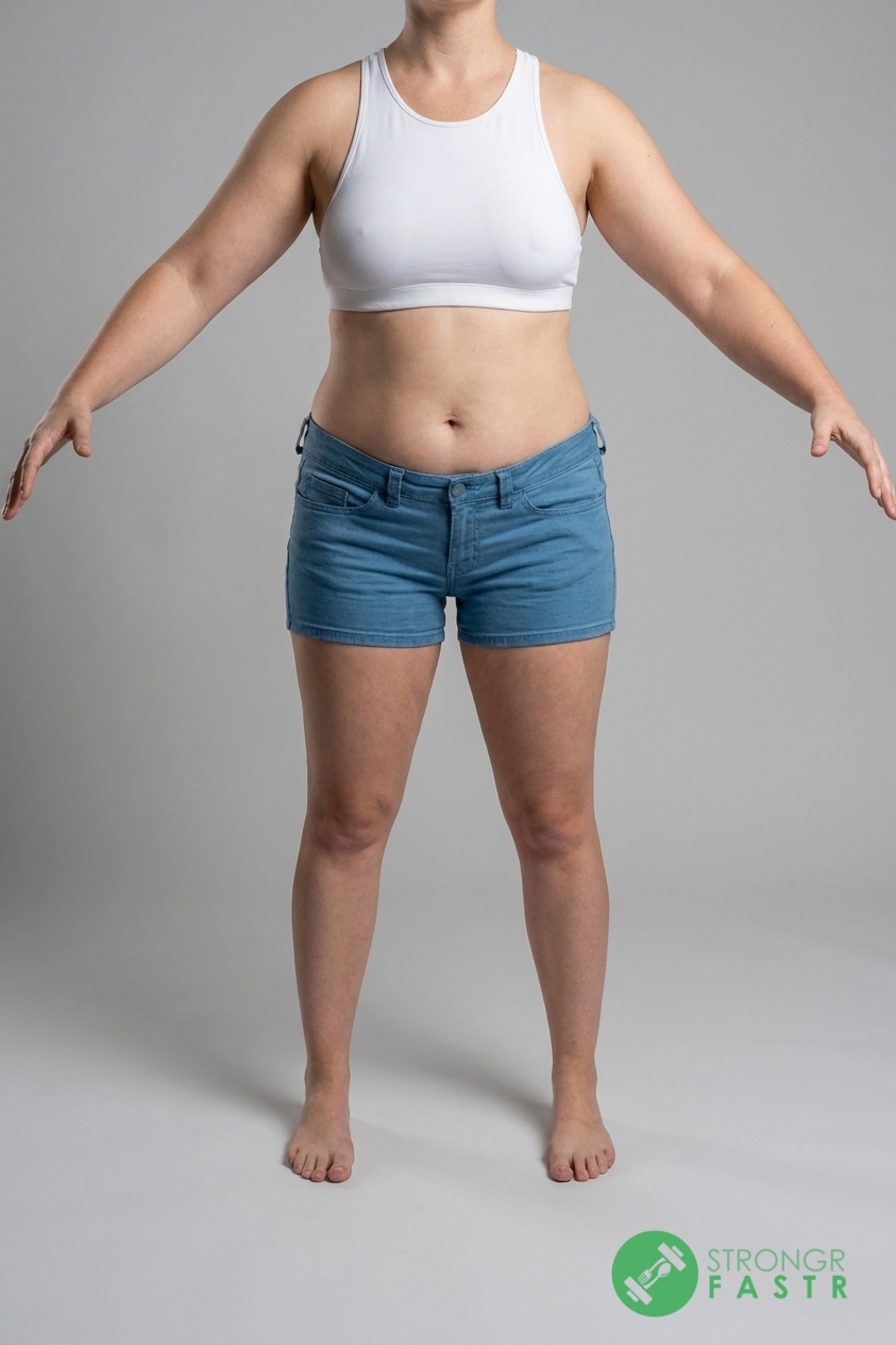 A 5'5", 150 lbs female at about 40% body fat