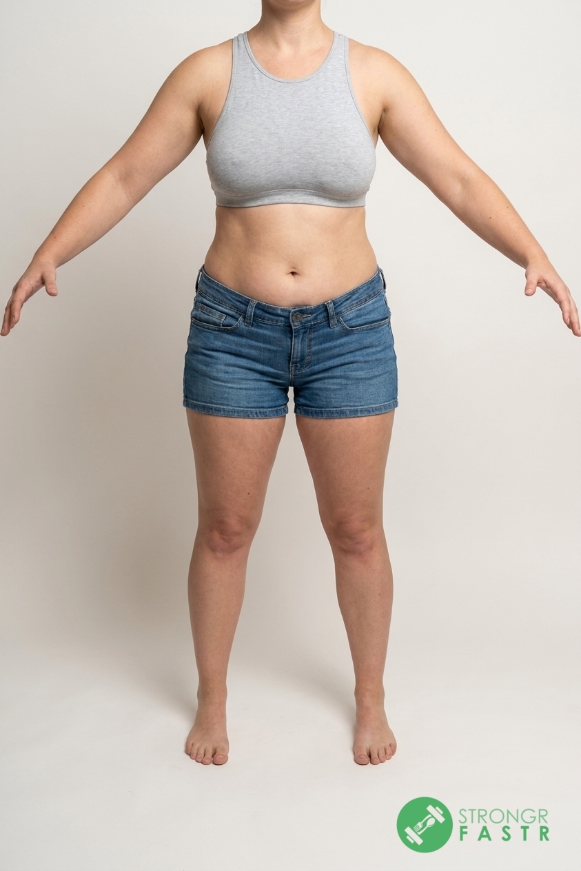 A 5'6", 160 lbs female at about 39% body fat