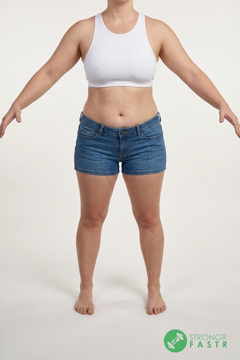 A 5 foot, 130 lbs female at about 38% body fat