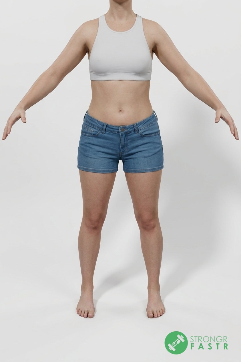 A 5'6", 130 lbs female at about 31% body fat
