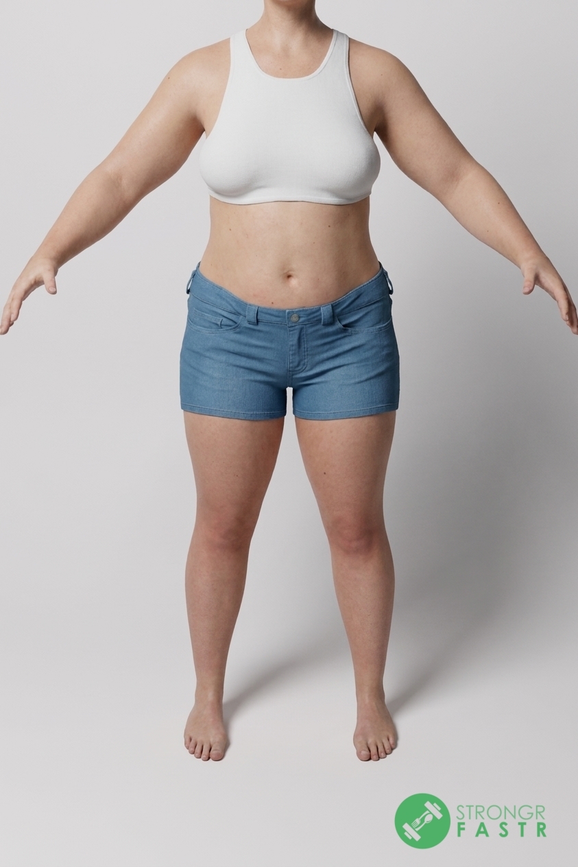 A 5'5", 160 lbs female at about 43% body fat