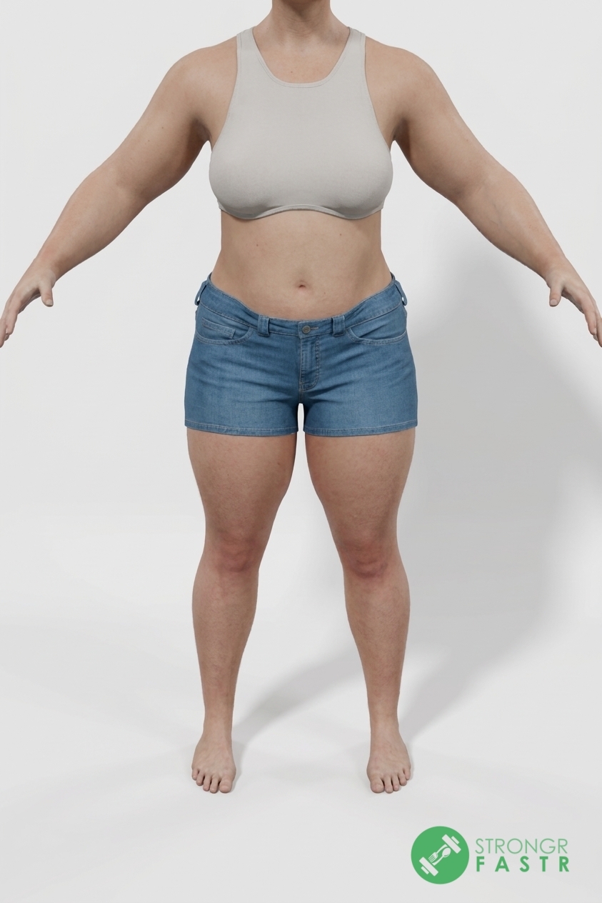A 5'6", 180 lbs female at about 41% body fat