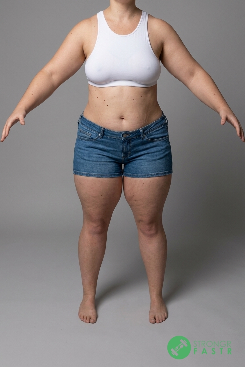A 5'9", 220 lbs female at about 49% body fat