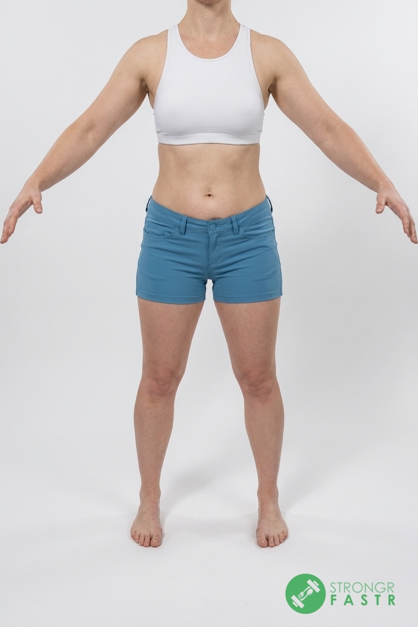 A 5'1", 120 lbs female at about 25% body fat