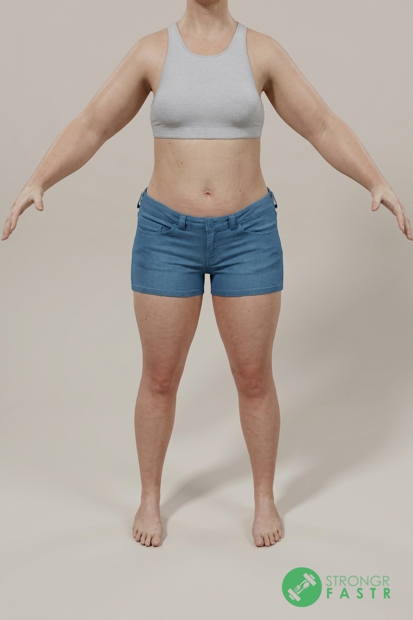 A 5'8", 170 lbs female at about 37% body fat