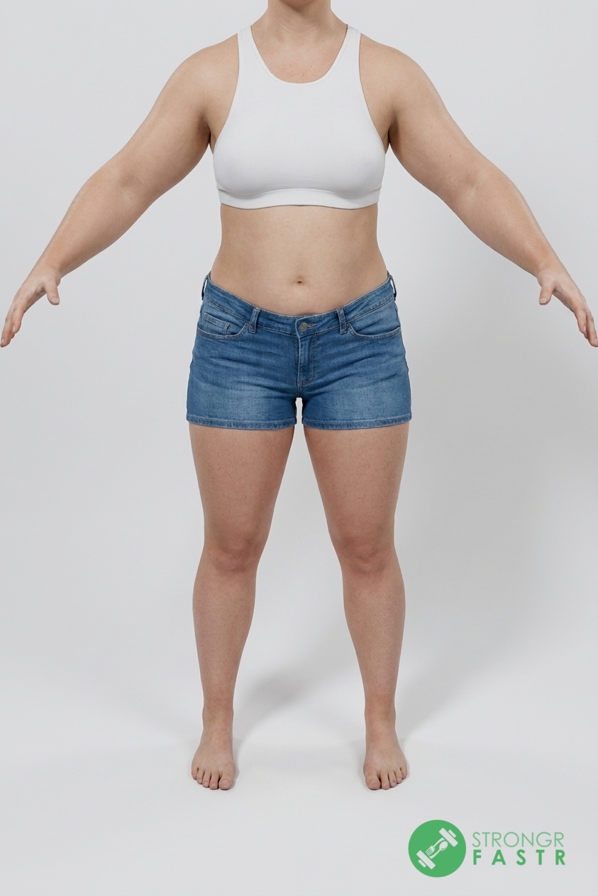 A 5'9", 210 lbs female at about 41% body fat
