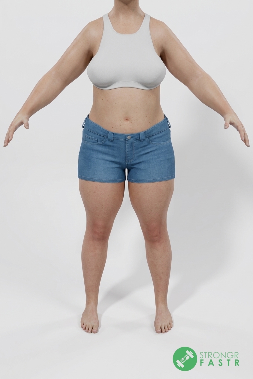 A 5'7", 170 lbs female at about 40% body fat