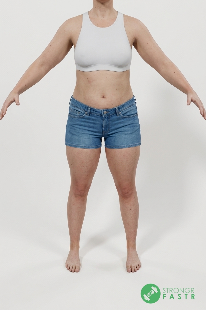 A 5'6", 150 lbs female at about 37% body fat