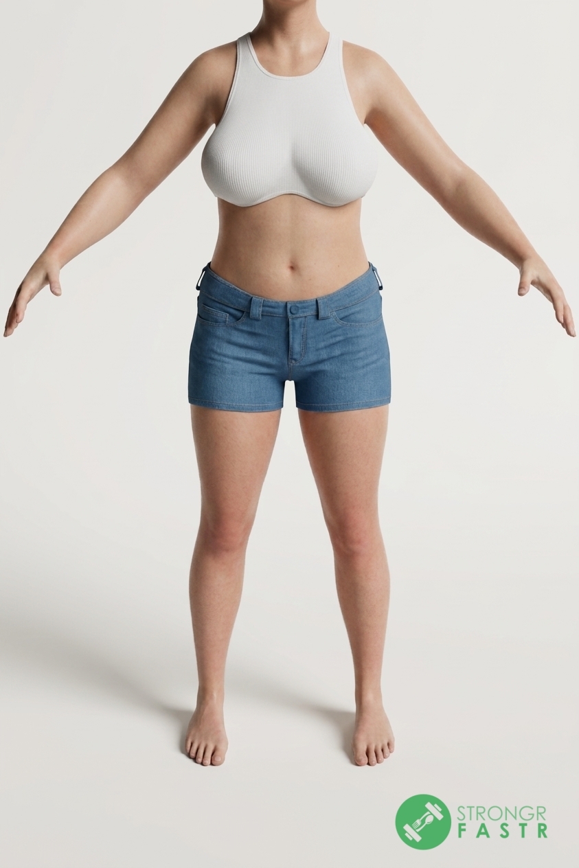 A 5'9", 160 lbs female at about 33% body fat