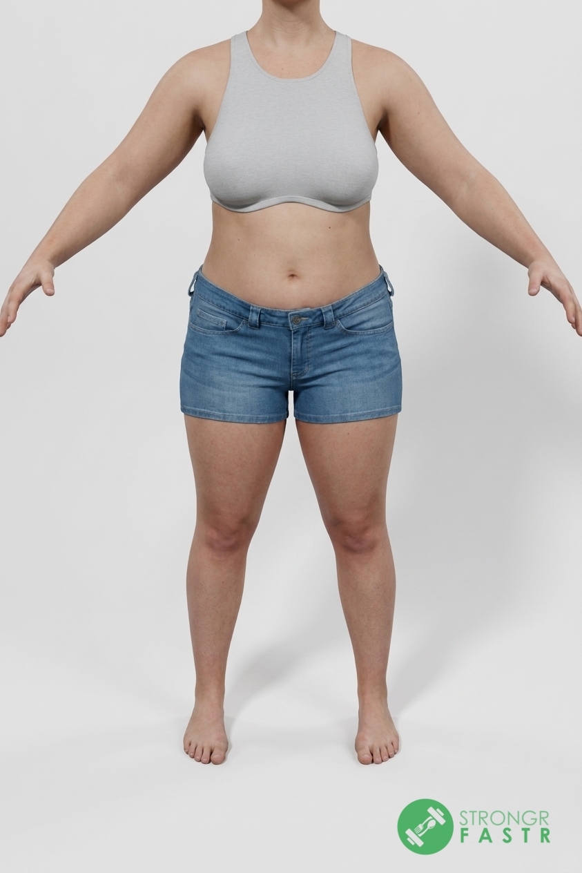 A 5'3", 140 lbs female at about 39% body fat