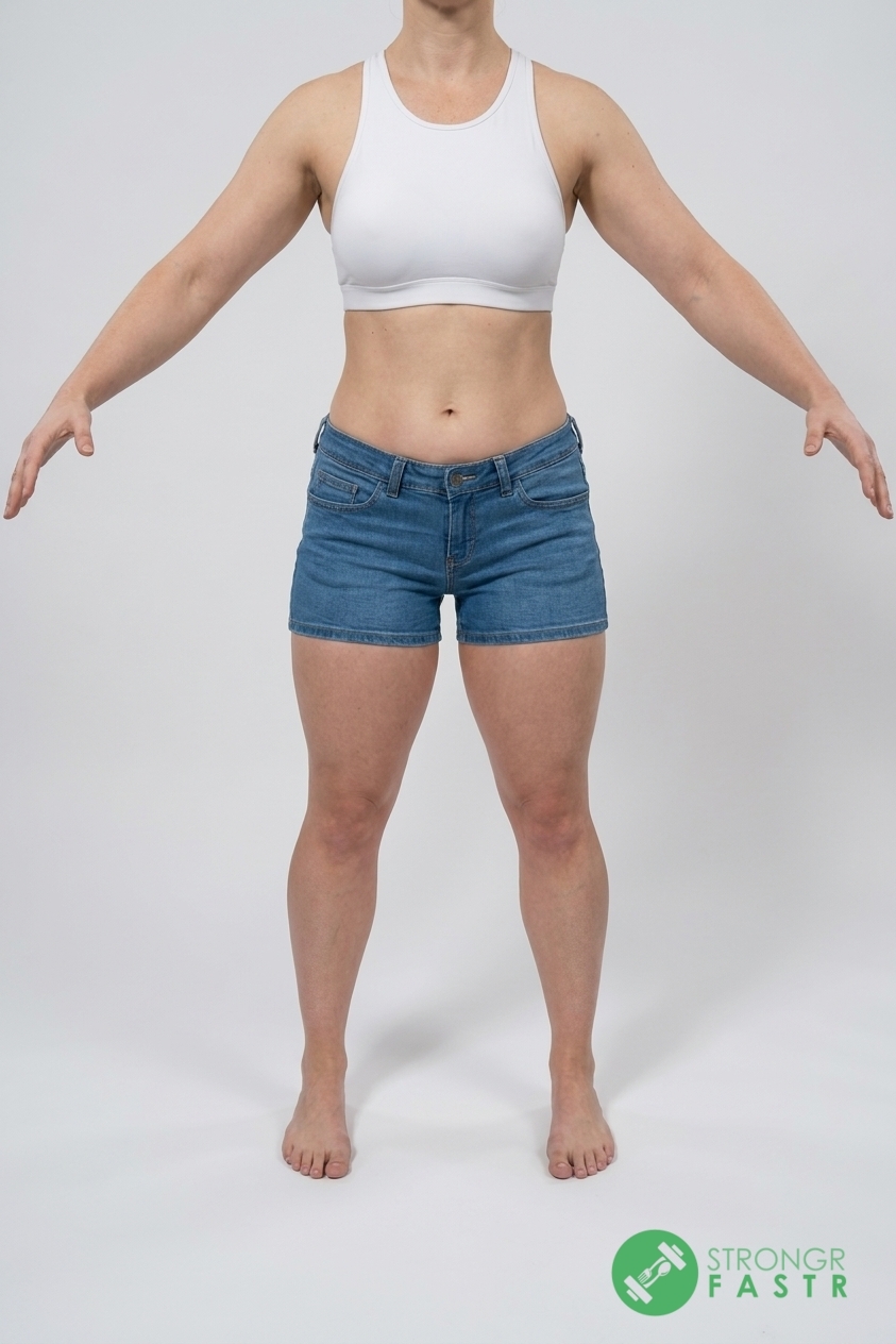 A 5'10", 160 lbs female at about 24% body fat