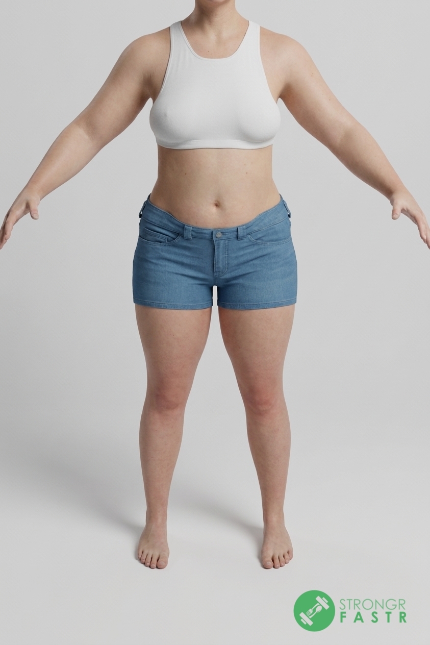 A 5'9", 200 lbs female at about 43% body fat