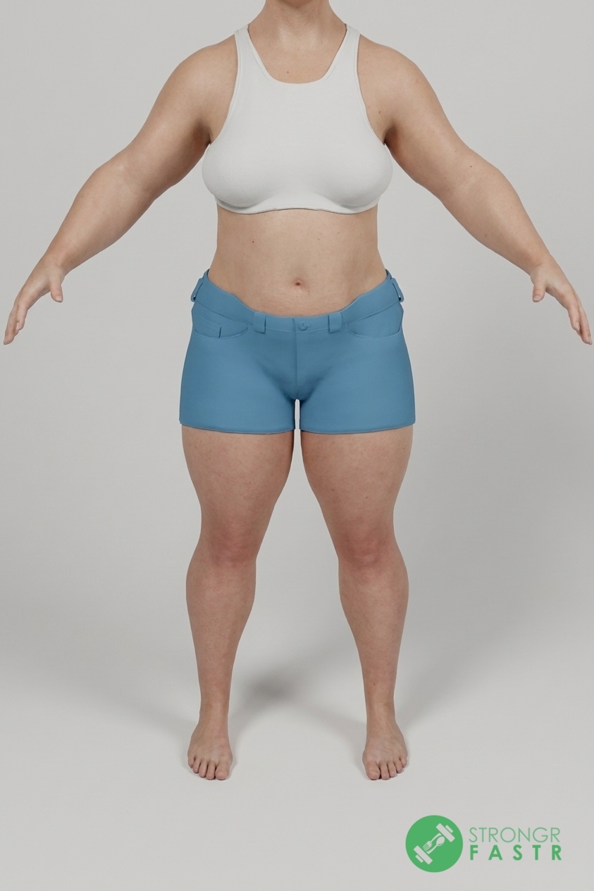 A 5'2", 170 lbs female at about 40% body fat