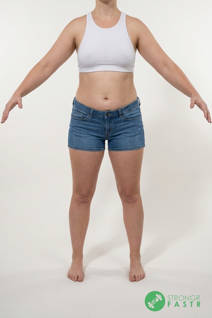 A 5'10", 170 lbs female at about 37% body fat