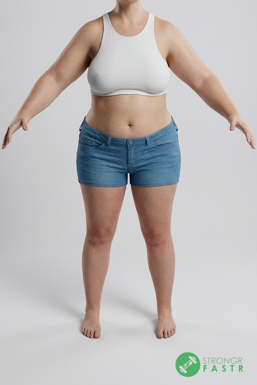 A 5'5", 180 lbs female at about 50% body fat