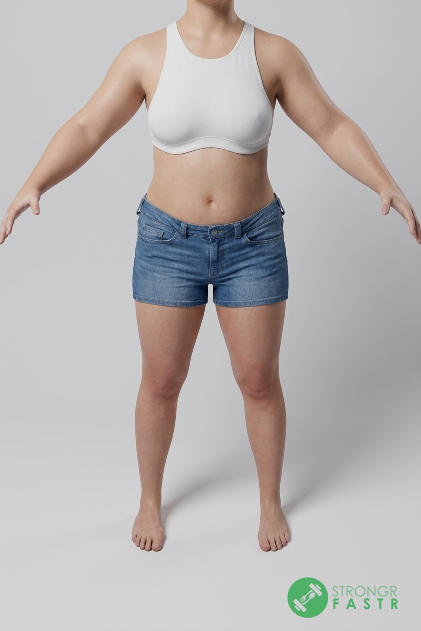 A 5'1", 140 lbs female at about 36% body fat
