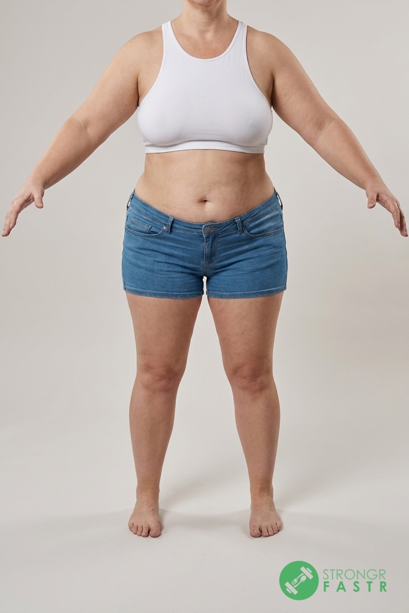 A 5'3", 170 lbs female at about 50% body fat