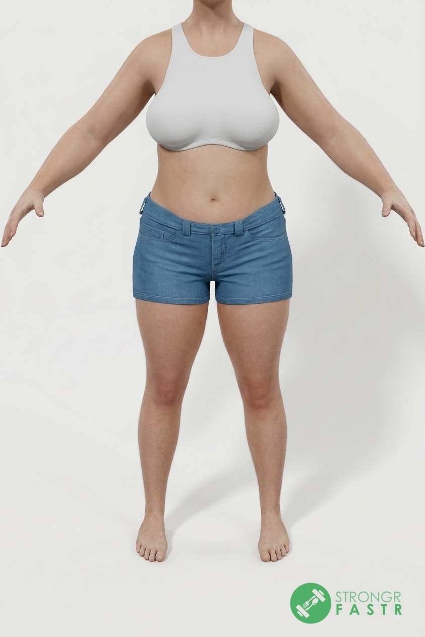 A 5'10", 180 lbs female at about 40% body fat