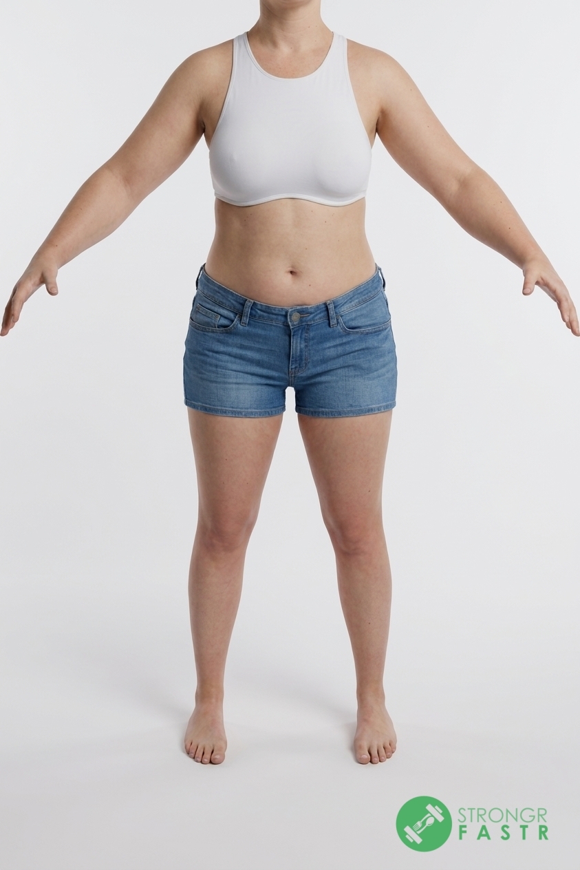 A 5'11", 180 lbs female at about 37% body fat