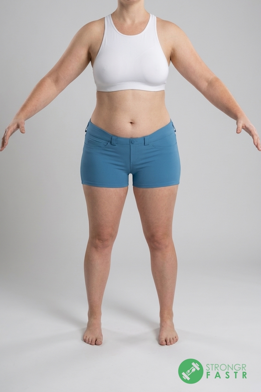 A 5'9", 180 lbs female at about 40% body fat
