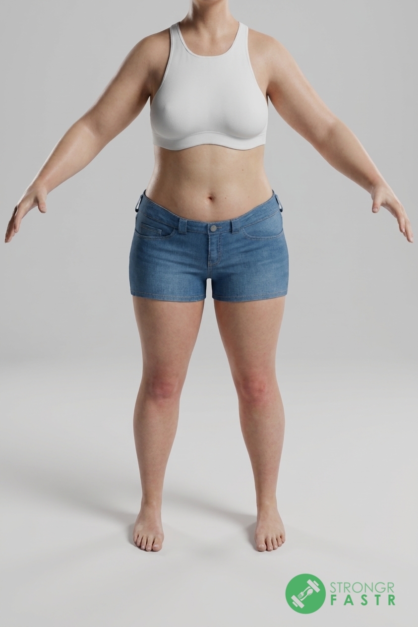 A 5'6", 160 lbs female at about 41% body fat