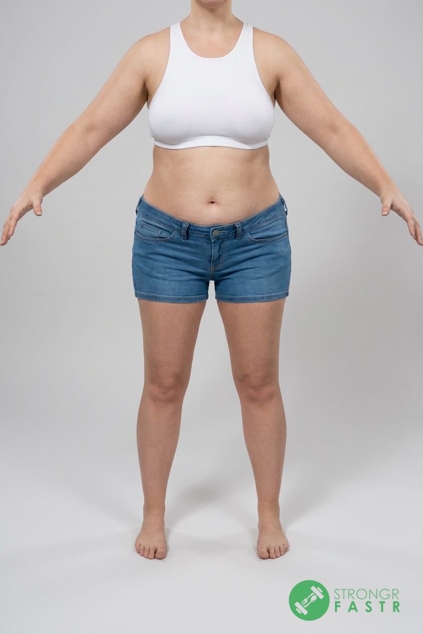 A 5'10", 200 lbs female at about 48% body fat