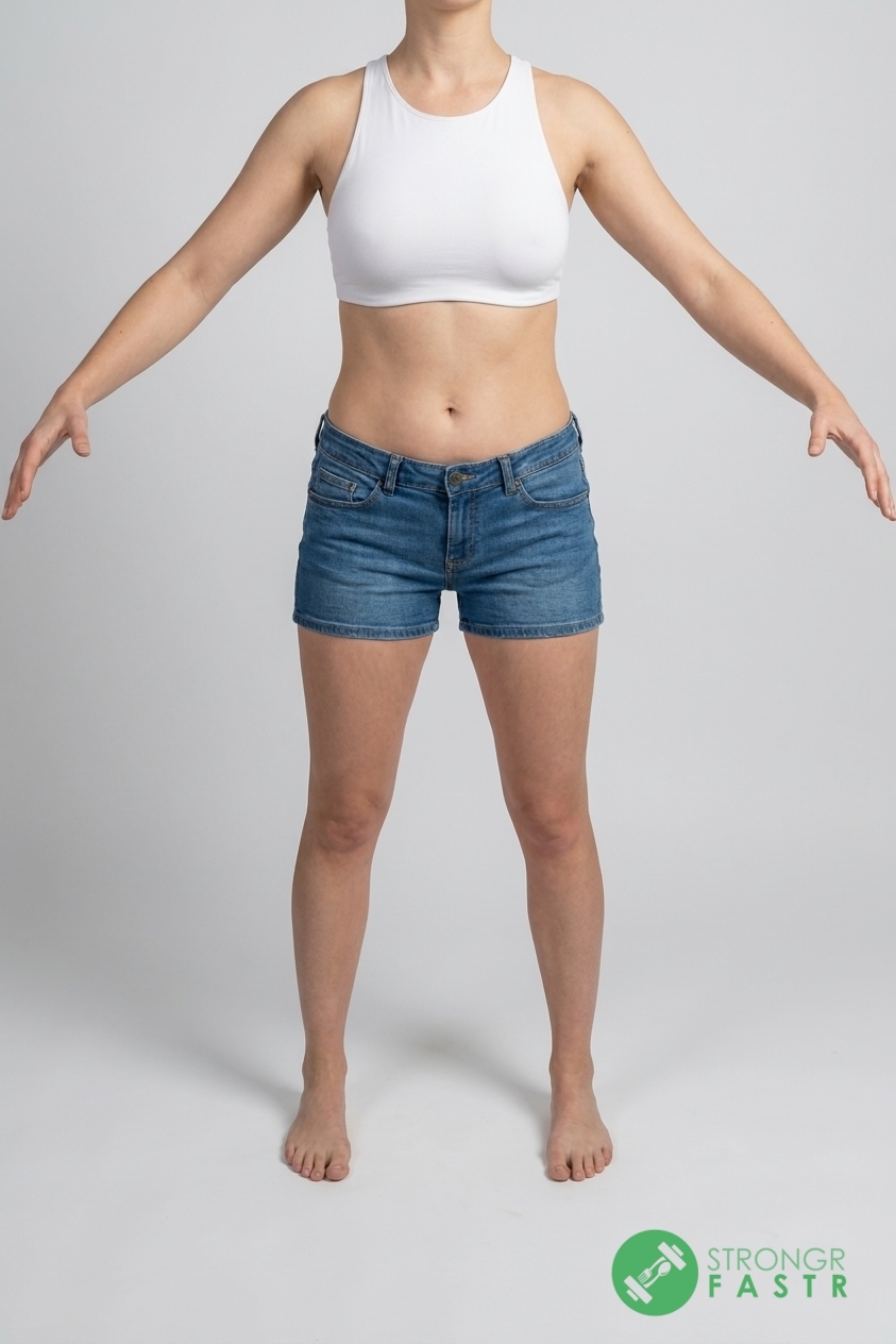 A 5'6", 120 lbs female at about 28% body fat