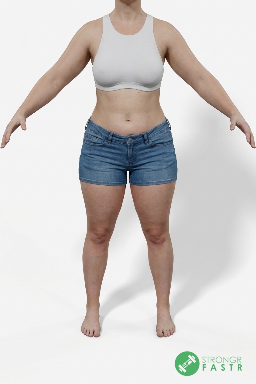 A 5'5", 150 lbs female at about 36% body fat
