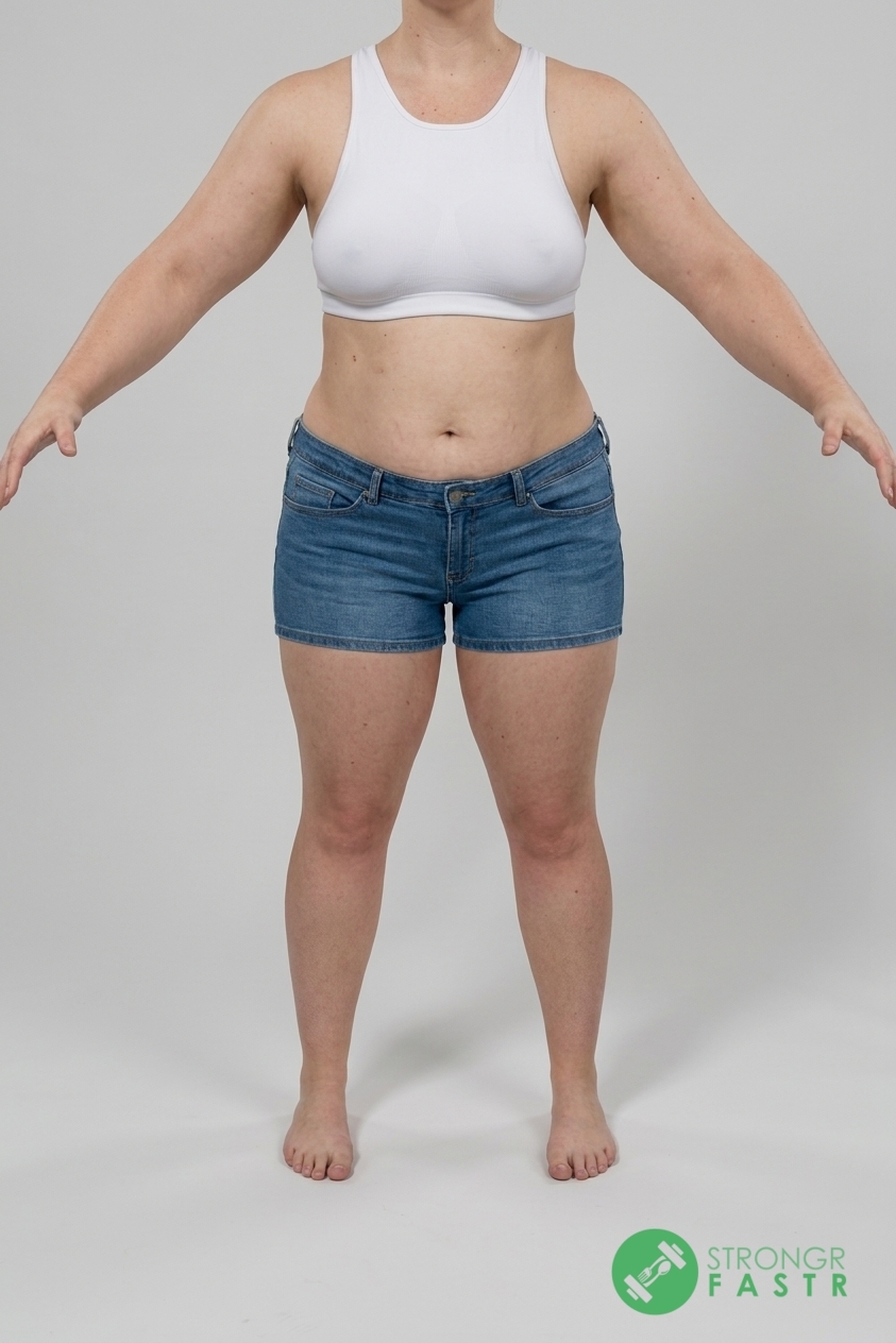 A 5'4", 170 lbs female at about 46% body fat