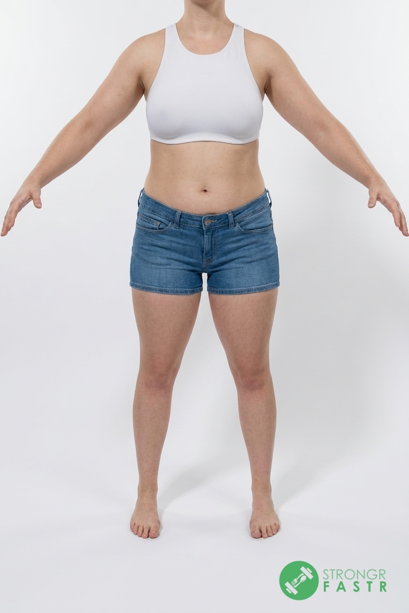 A 5'5", 140 lbs female at about 35% body fat
