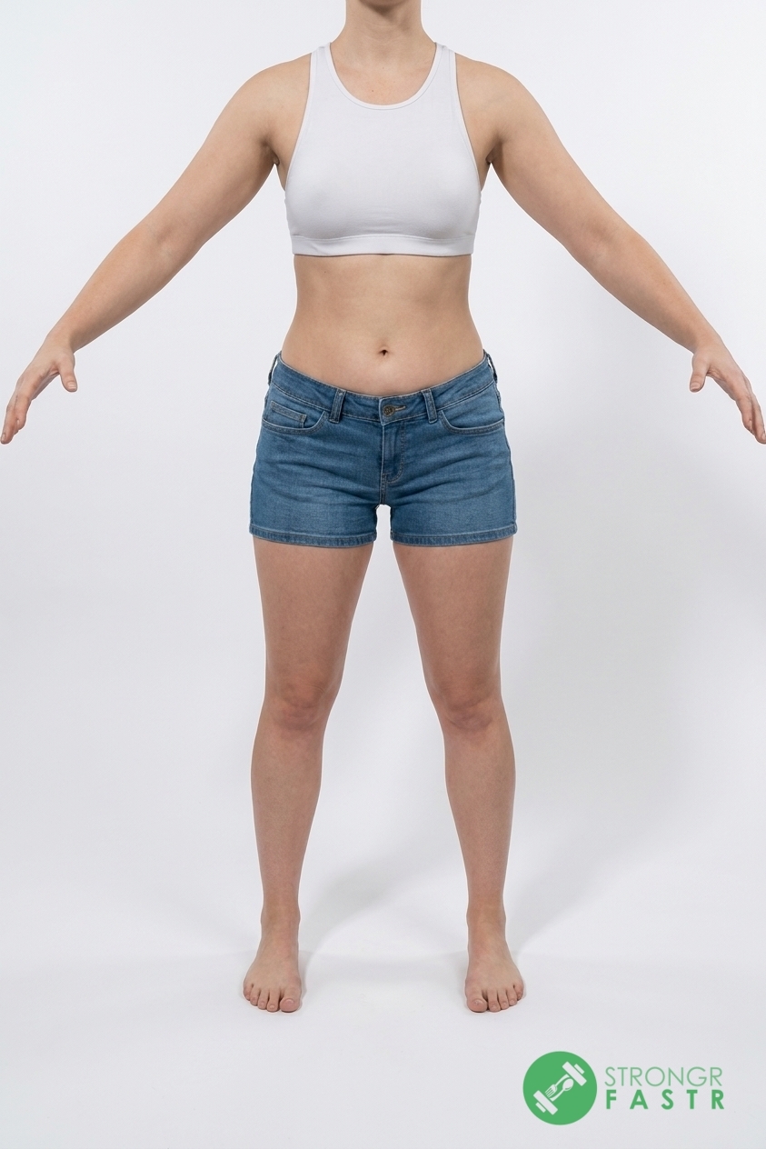 A 5'9", 150 lbs female at about 27% body fat