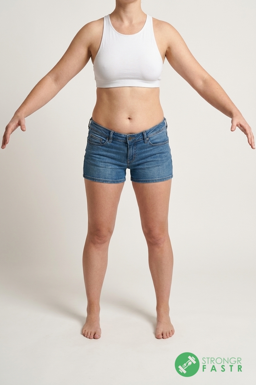 A 5'9", 170 lbs female at about 35% body fat
