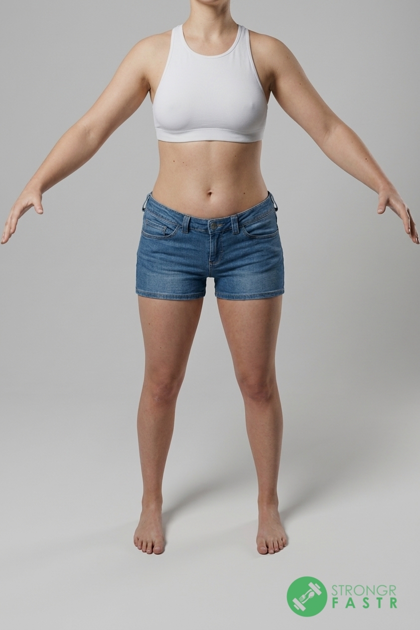 A 5'9", 140 lbs female at about 31% body fat