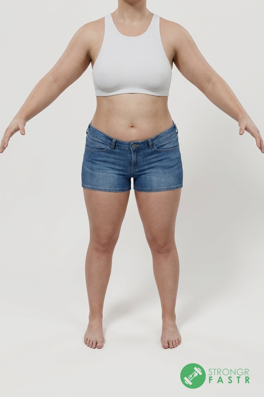 A 5'4", 160 lbs female at about 42% body fat