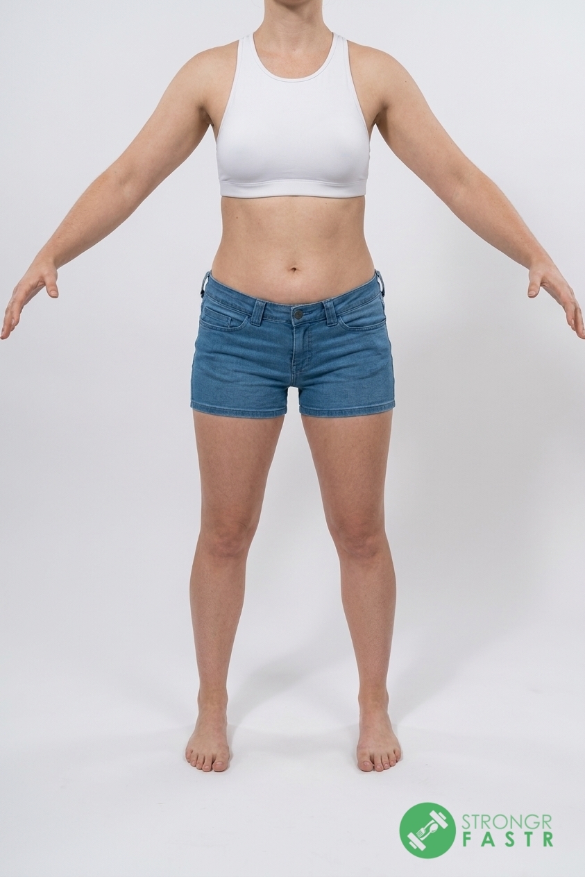 A 5'6", 140 lbs female at about 31% body fat