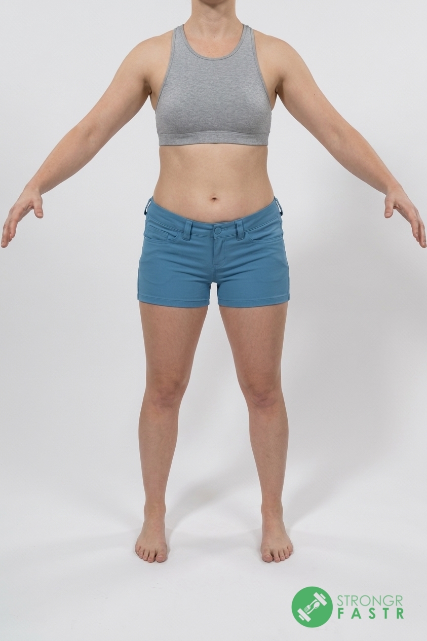 A 5'4", 130 lbs female at about 31% body fat