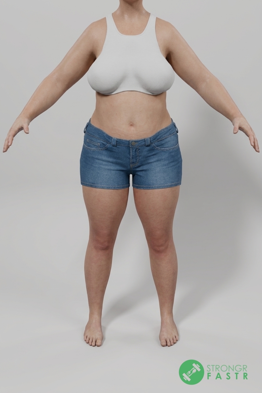 A 5'9", 190 lbs female at about 45% body fat