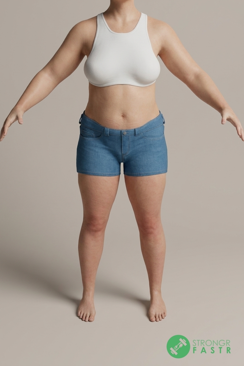 A 5'6", 170 lbs female at about 41% body fat