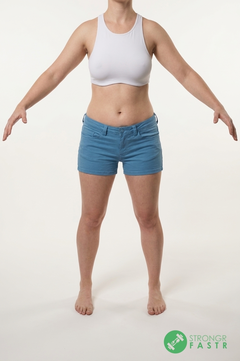 A 4'11", 110 lbs female at about 26% body fat