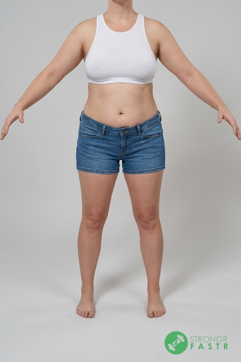 A 5'6", 150 lbs female at about 40% body fat