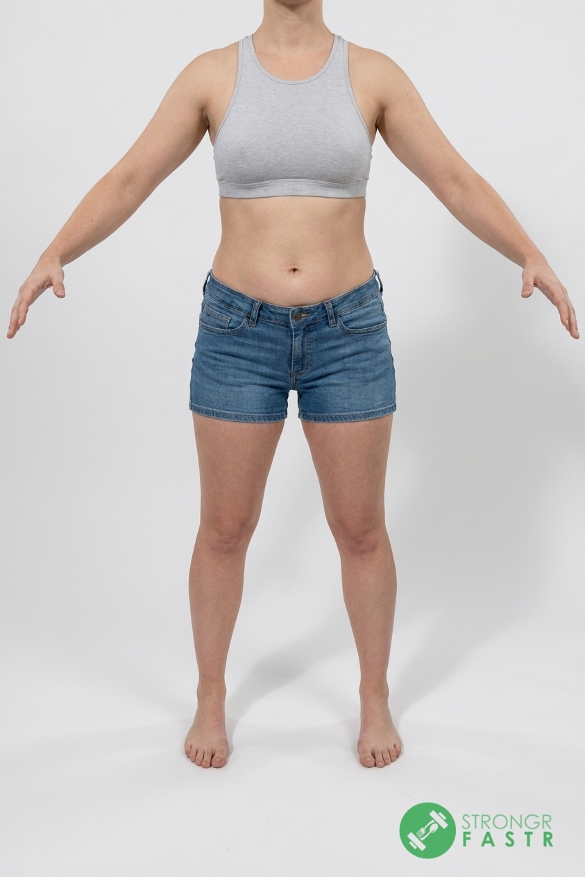 A 5'1", 110 lbs female at about 28% body fat