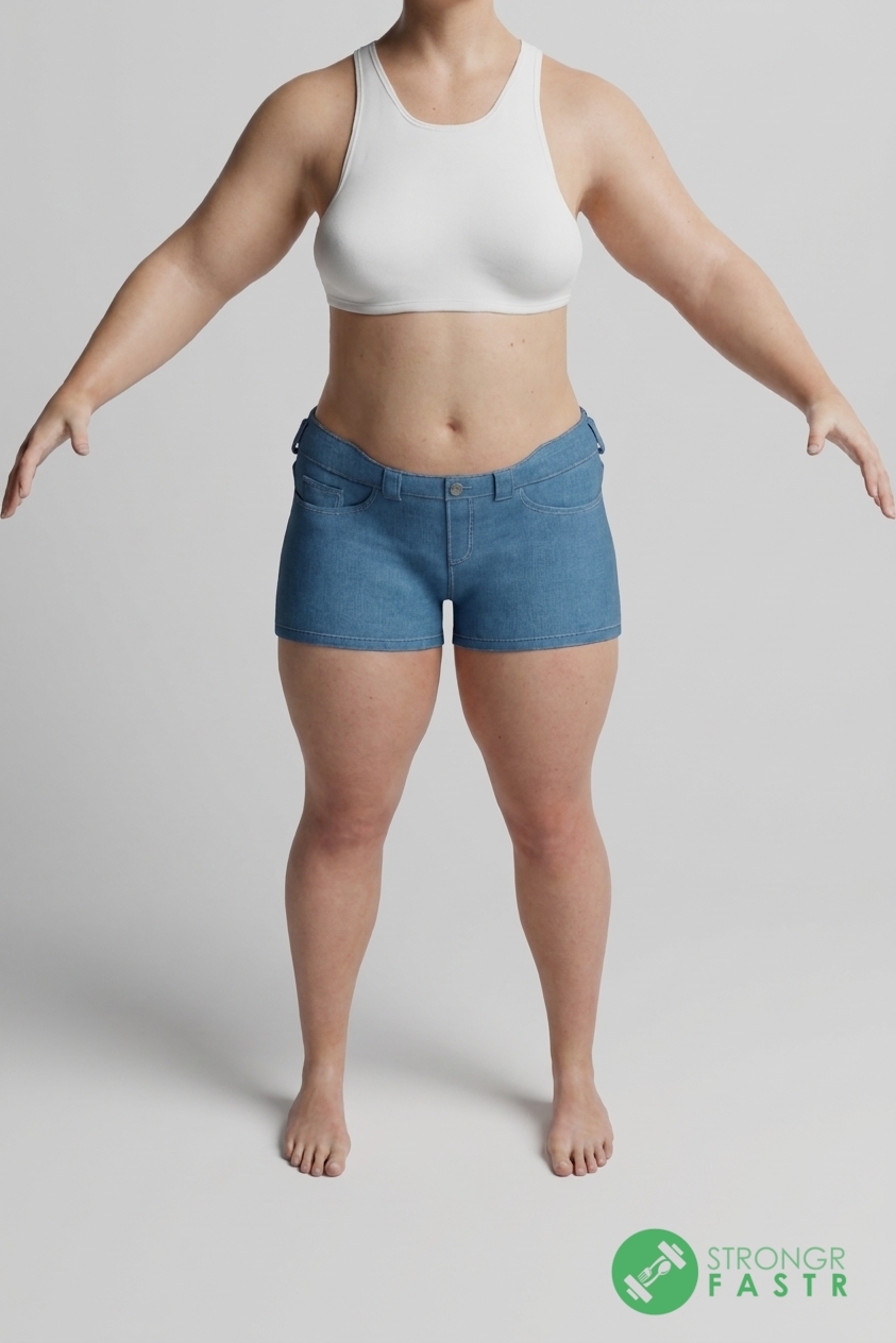 A 5'2", 160 lbs female at about 38% body fat