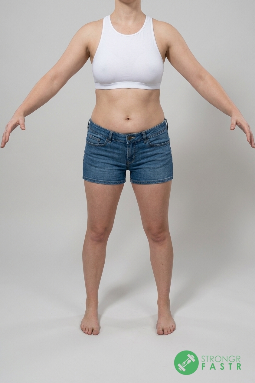A 5'1", 110 lbs female at about 30% body fat