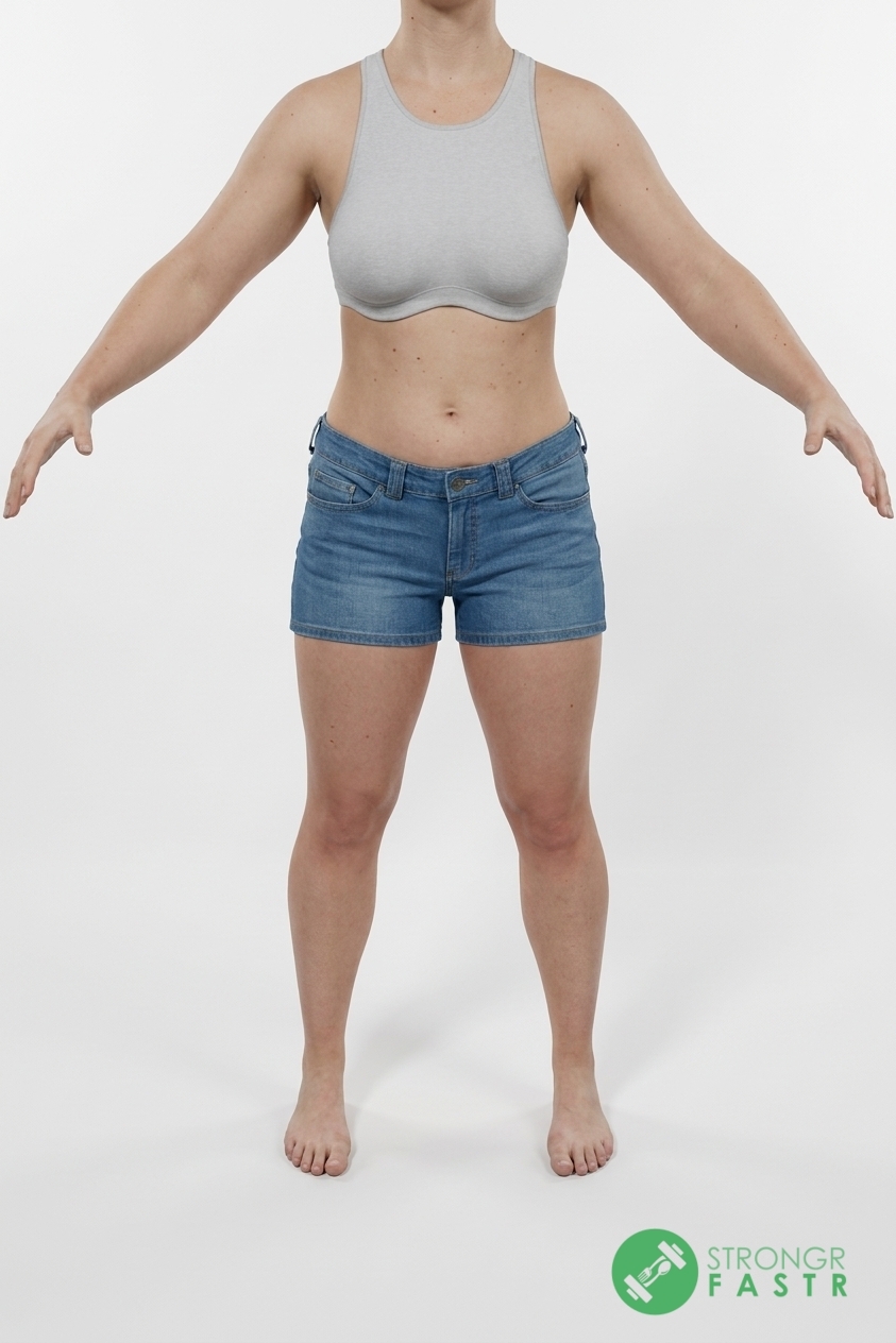 A 5'2", 130 lbs female at about 26% body fat