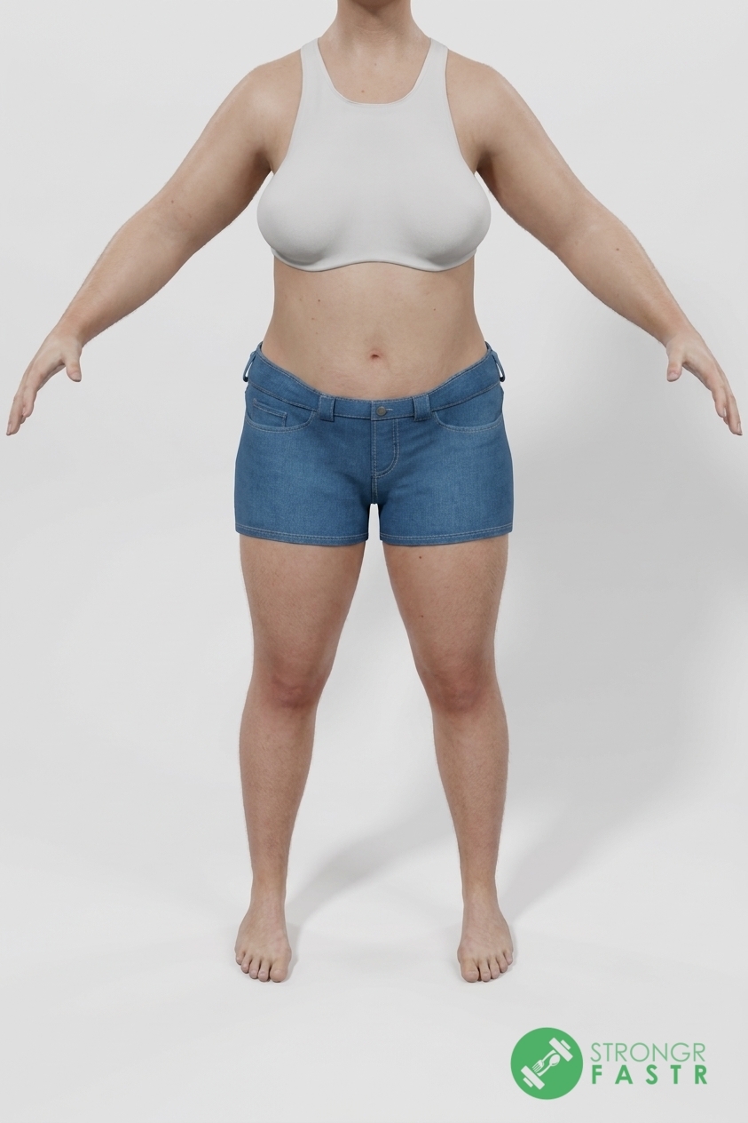 A 5'2", 140 lbs female at about 37% body fat