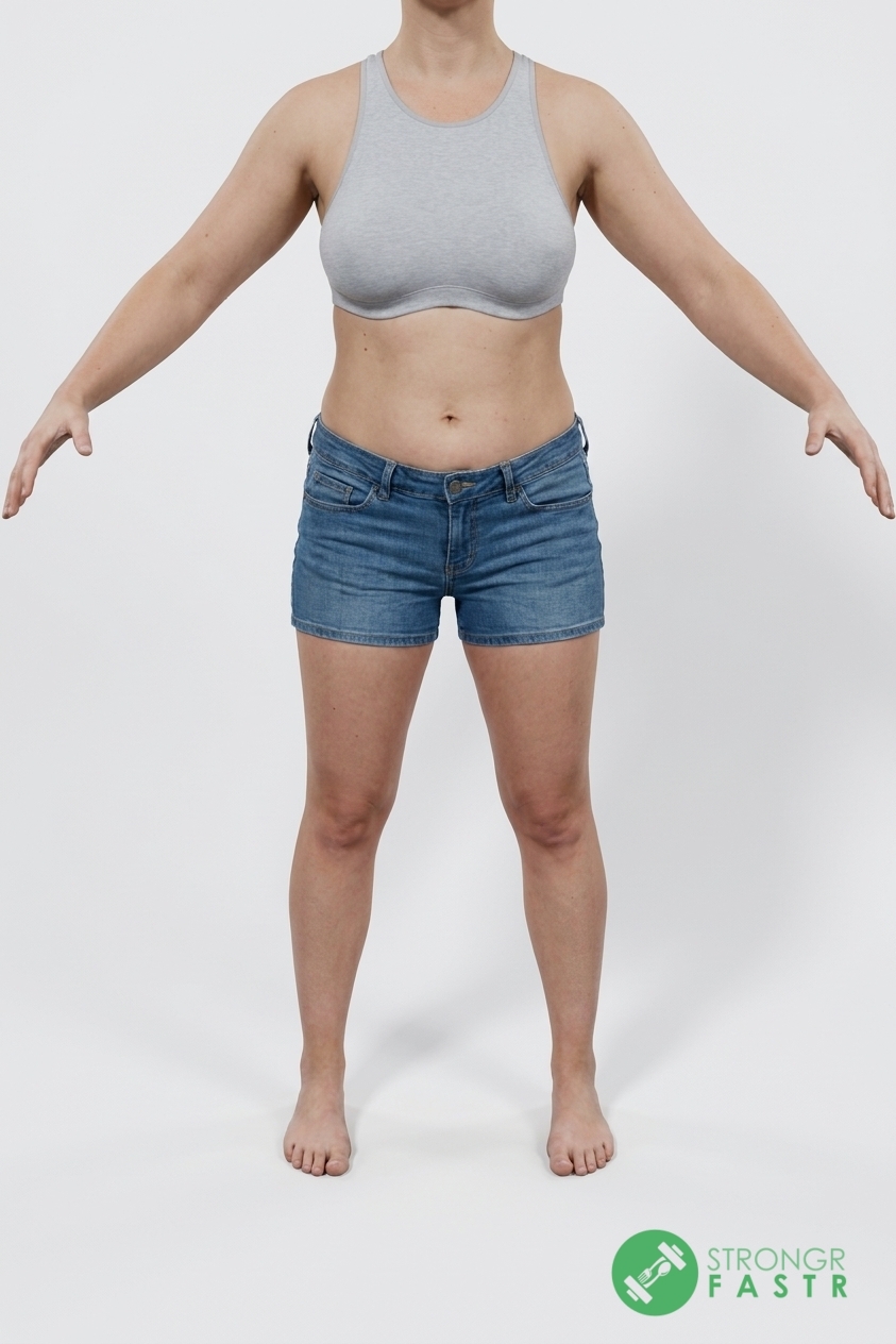 A 5'3", 130 lbs female at about 31% body fat